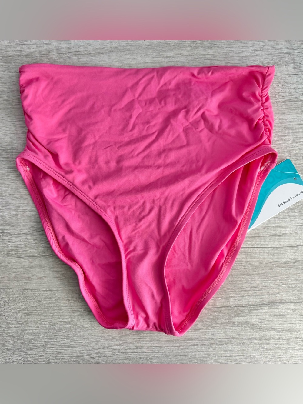Coco Reef Women’s Pink High Waisted Rollover Bikini Swim Bottoms Size XL